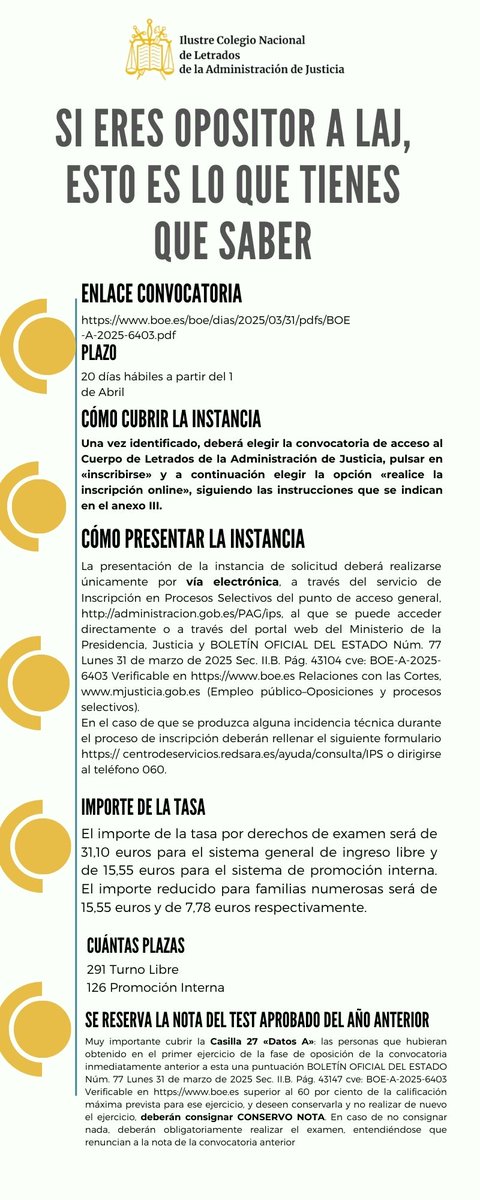 SI ERES OPOSITOR A LAJ, ESTO ES LO QUE TIENES QUE SABER

letradosdejusticia.es/si-eres-oposit…