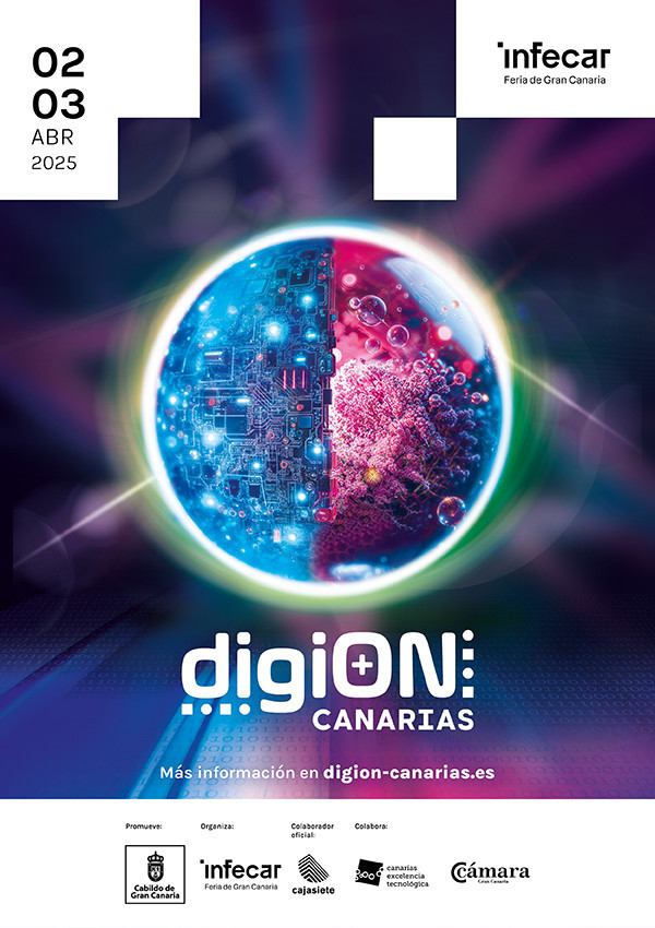 Canaragua's tweet photo. Participamos con un Stand de @dinapsis #Canarias en DigiON, el 2 y 3 de abril en @infecar 

Un encuentro profesional y multisectorial para reunir soluciones #Digitales e #InnovaciónTecnológica en un único espacio.

Reserva 👉https://t.co/CwyPuvJRSr https://t.co/fMp8NbtIMl