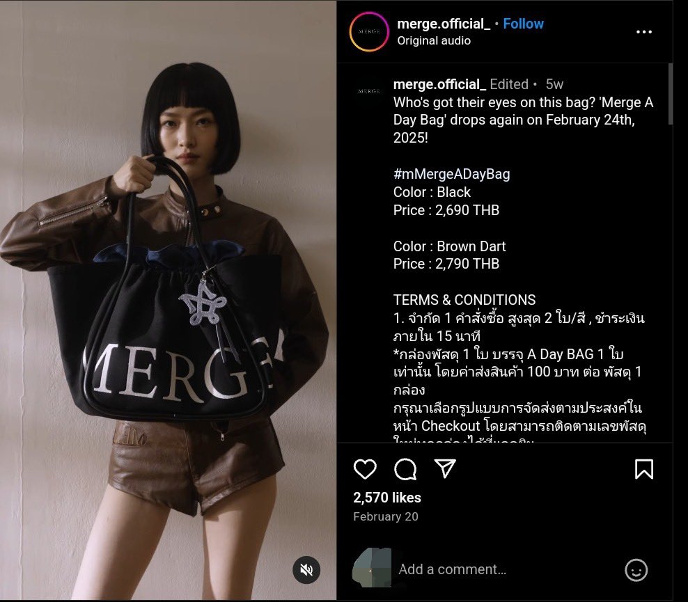 bibiicarrot's tweet photo. 🥕ส่งต่อกระเป๋า #MergeADayBag สีดำ🥕

2000 บาท (จาก 2690 บาท) ส่งฟรี

- ใช้งานแค่ 2-3 ครั้ง
- ได้ของตามภาพ (กระเป๋า + กระเป๋าแยกใส่ของด้านในสียีน + ถุงเก็บกระเป๋า)

ขอดูรูปเพิ่มเติม dm ค่า

#ส่งต่อmerge #mergeofficial  #ส่งต่อกระเป๋าmerge #กระเป๋ามือสอง #กระเป๋าRallymovement https://t.co/zZlebZbHZT