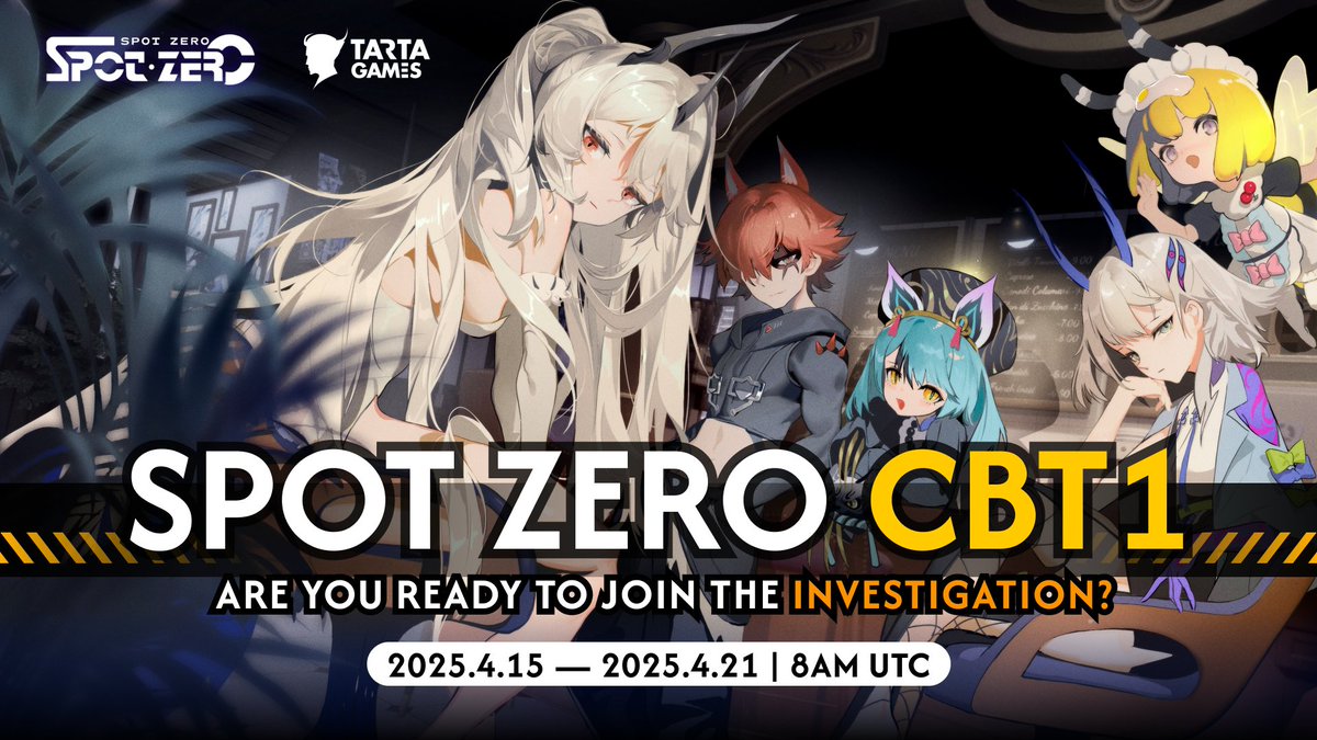 🌟 Spot Zero CBT1 DATES ANNOUNCED! 🌟

The gates to Noah’s Continent are opening: a world where humans and yokai clash in destiny awaits you!

🔥 CBT1 Time: April 15 8AM UTC - April 21 8AM UTC

💫 What’s in CBT1?
⚔️ Chapter 1: Celestial Sea – Dual-mode story campaign
🦊 8 Unique