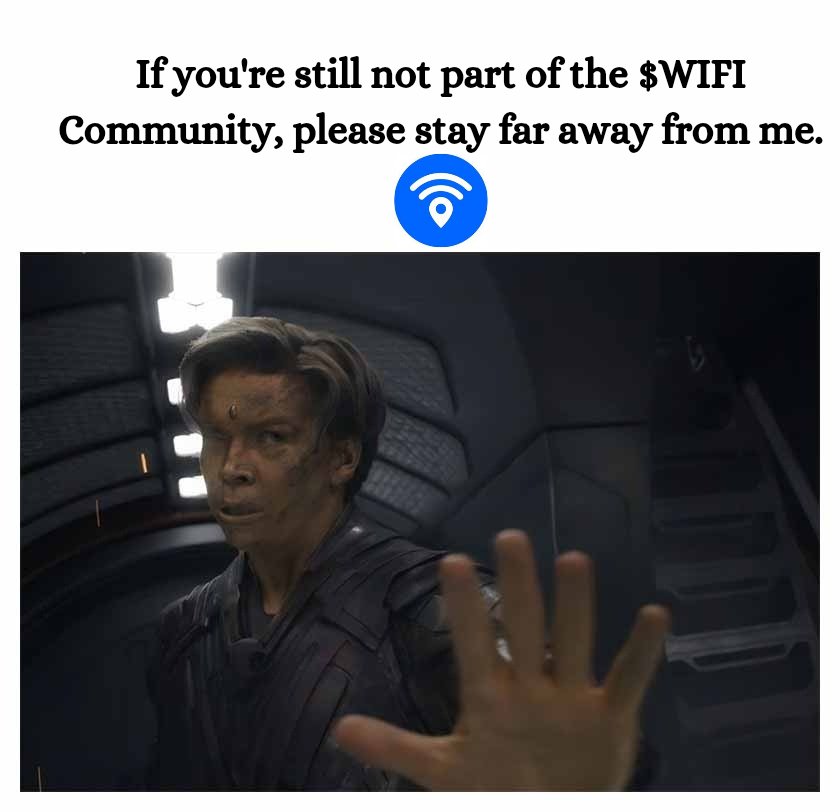 MaxzyPendragon's tweet photo. Here we go guys💯

#MemetheMap @wifimapapp

0x44eAc03856C568e971BD0bbF7c4d42d2160c3105.

What else do you wanna discuss with me if you're not a member of the $WIFI team 😂😂😂. https://t.co/ZsYXjIS7VU