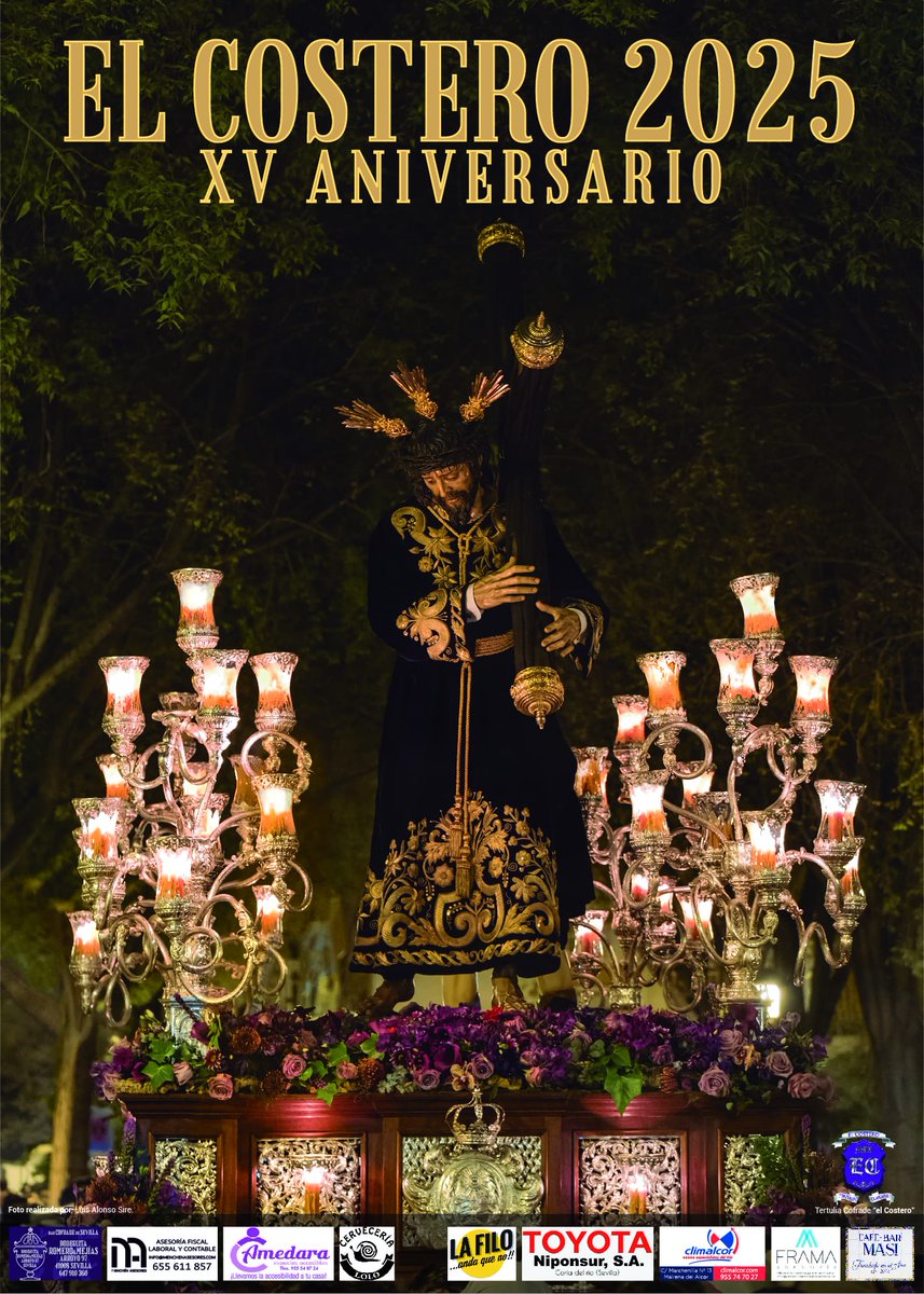 El cartel de la #SSantaSevilla25 de la tertulia <a href="/CofradeCostero/">Tertulia El Costero🕯️</a>, con una foto de Luis Alonso Sire de la <a href="/HermandadSJO/">Hermandad de San José Obrero</a>. #Sevilla

periodistacofrade.blogspot.com/2025/03/el-cos…