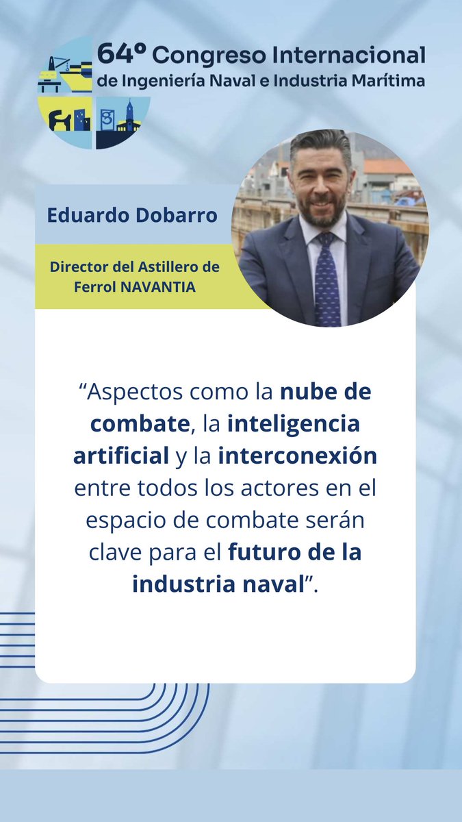 NavantiaOficial's tweet image. 🌊64 Congreso Internacional de #Ingeniería Naval e Industria Marítima @ingnaval

Highlights del #64CIIN