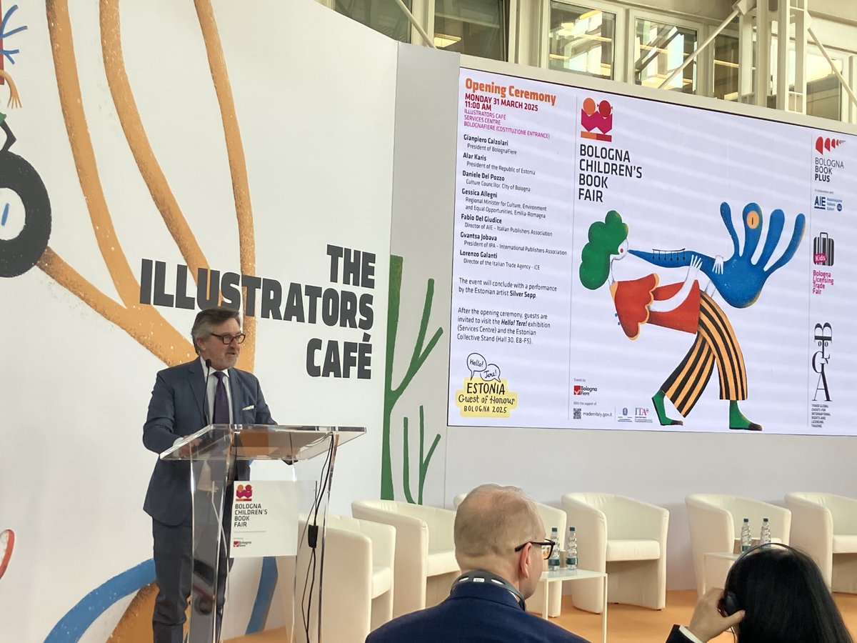 Federation of European Publishers (@fep_eu) on Twitter photo "Books can prevent the lyophilisation of our intelligence, especially children's books", says Fabio Del Giudice, director of #AIE (Italian PA), who calls for the release of writer Boualem Sansal
FEP is attending the opening of the <a href="/BoChildrensBook/">Bologna Children's Book Fair</a>
#FreeBoualemSansal #BCBF25 "Books can prevent the lyophilisation of our intelligence, especially children's books", says Fabio Del Giudice, director of #AIE (Italian PA), who calls for the release of writer Boualem Sansal
FEP is attending the opening of the <a href="/BoChildrensBook/">Bologna Children's Book Fair</a>
#FreeBoualemSansal #BCBF25
