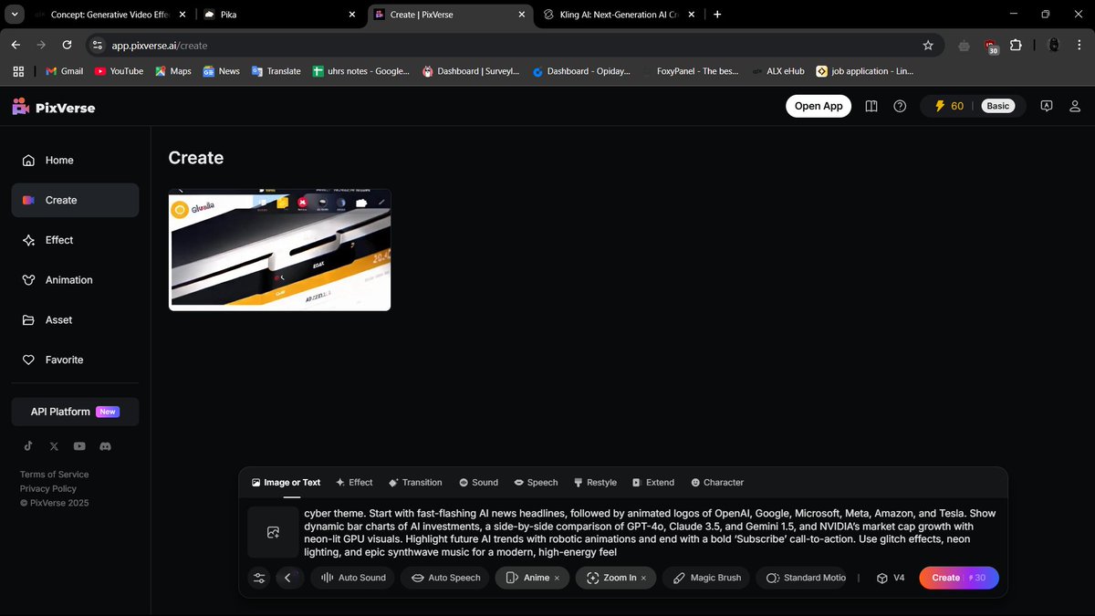 suleikim8's tweet photo. got to experience these tools #PixVerse and #KlingAI and it works magic  with just a simple prompt or image you can turn it into any video you want.  #AIイラスト  #ALX_AiSK https://t.co/4GBq73djaF