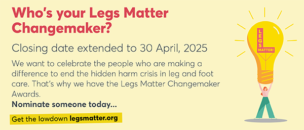 LegsMatter's tweet photo. ChangeMaker Awards 🏆 closing date extended to 30 April - NOMINATE NOW! - https://t.co/PGZ8AG3nnZ https://t.co/UM0A2ORr35