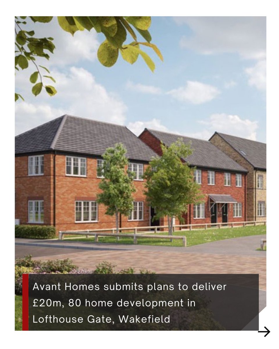 Housebuilderdev's tweet image. Avant Homes submits plans to deliver £20m, 80 home development in Lofthouse Gate, Wakefield.

hbdonline.co.uk/news/avant-hom…

#AvantHomes #NewHomes #Wakefield #SustainableDevelopment