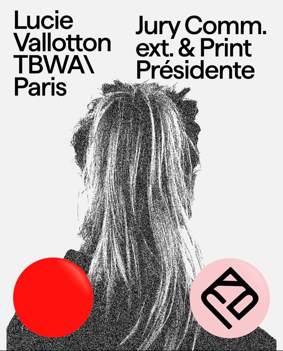 Cette année, Lucie Vallotton, Directrice de création chez TBWA\Paris, aura le plaisir de présider le jury Comm. Extérieure &amp; Print de la 56e compétition du Club des D.A. 👏
