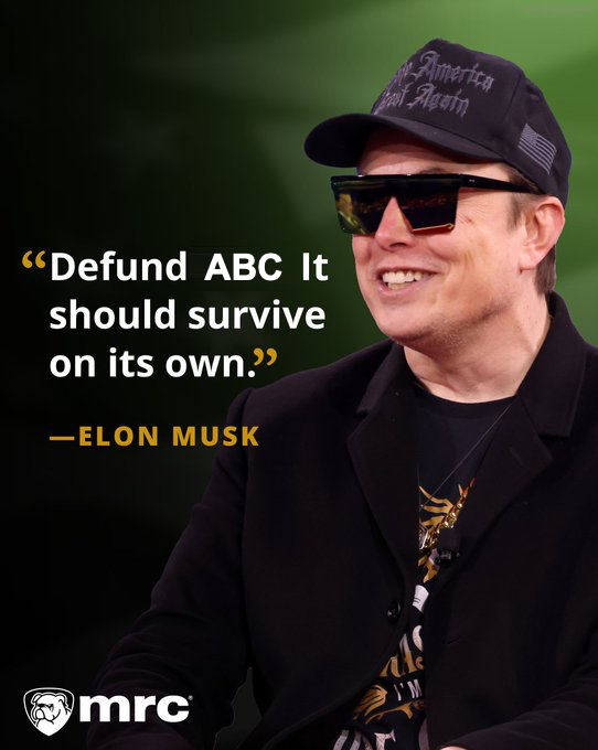 Not Elon Musk but if he was commenting on media wing of ALP in Australia, it could look like this.  Please come to Oz, mate.  We need DOGE terribly here.  🇦🇺
