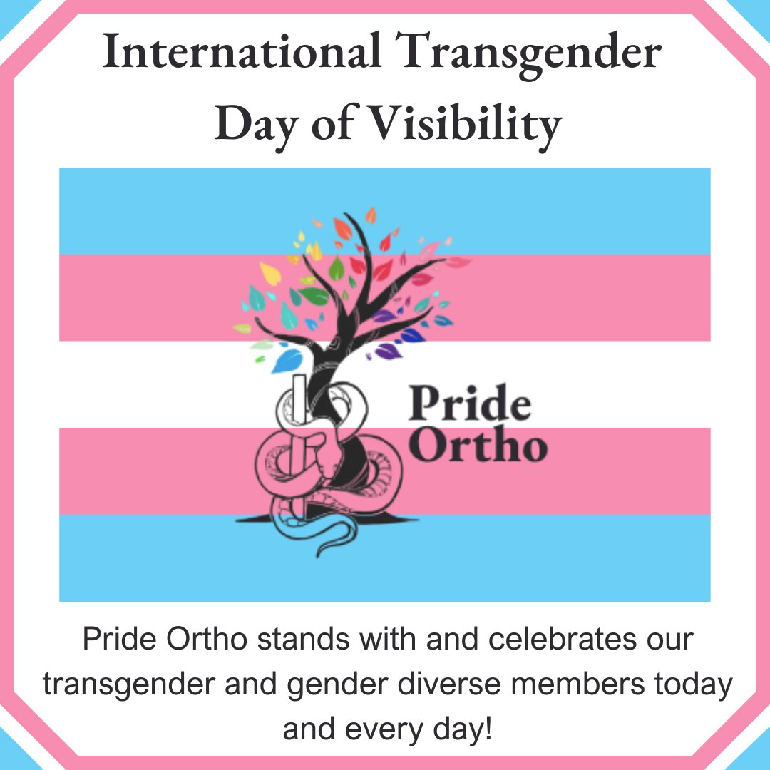 Happy Transgender Day of Visibility! 
We are grateful for all of the wonderful transgender and gender diverse members of our community! 🏳️‍⚧️🏳️‍🌈