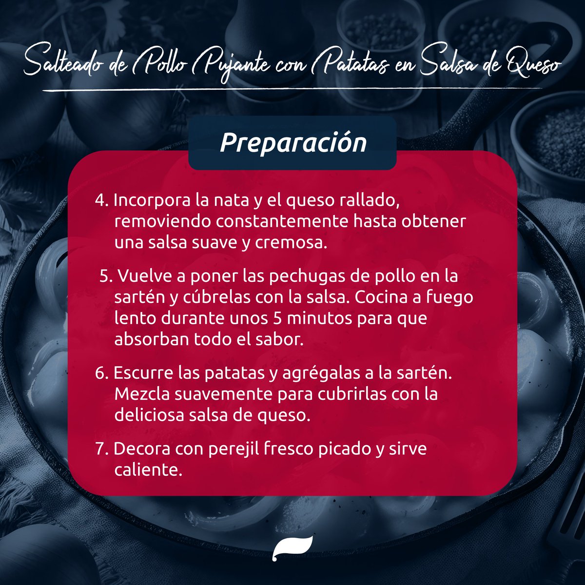 Un plato que siempre conquista corazones: 𝗽𝗼𝗹𝗹𝗼 𝗷𝘂𝗴𝗼𝘀𝗼, patatas tiernas y una salsa cremosa de queso cheddar que hará que cada bocado sea un verdadero placer.
¿Te has animado a probarla ya?
.
.
#Pujante #PolloDelicioso #ComidaDeConfort #CocinaFácil #RecetasFáciles