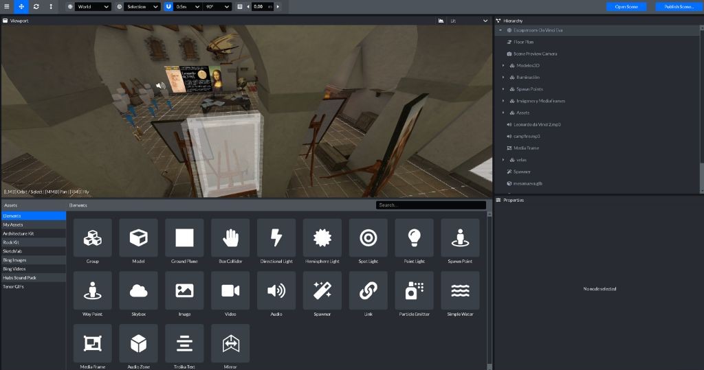 educa360_EdTech's tweet photo. #EducaMAKER es una herramienta online para crear contenido en realidad virtual. Con una interfaz intuitiva, permite personalizar aulas #VR del catálogo de #Educa360 o crear nuevas desde cero, integrando recursos multimedia y actividades interactivas sin conocimientos técnicos 🥽 https://t.co/Rn9F60TcpA