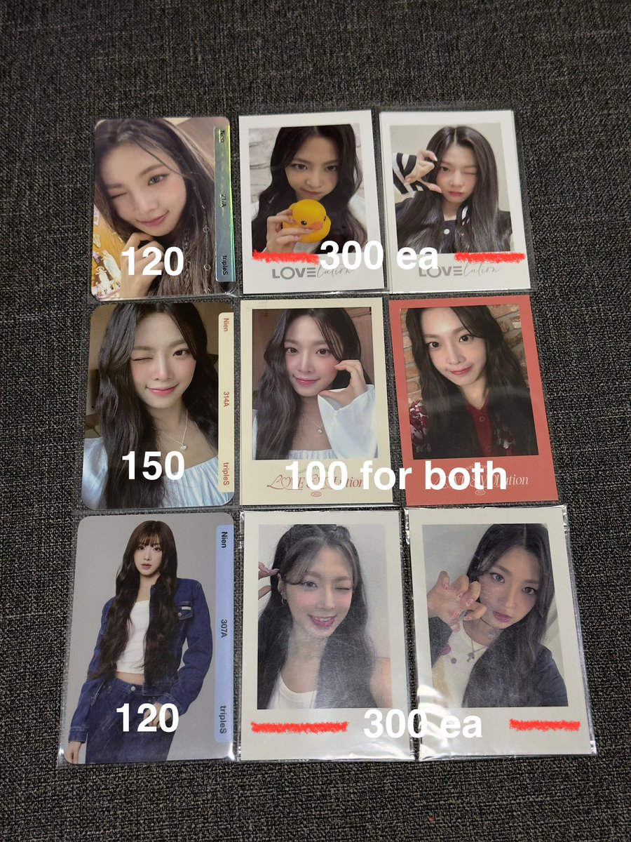 Wts Lfb

TripleS Dahyun/Kotone/Yeonji/Nien PC/PoB
   - Price in the photo
   - All SCO/DCO are SCANNED
   - will ship thru Jnt/lalamove(SDD)

Tags S10 S11 S12 S13 Access Assemble Aesthethic Muhan LOVElution EVOLution Seasons Greetings PH

#budolniErj