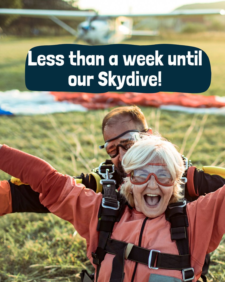 Just 6 days to go to our 𝐓𝐚𝐧𝐝𝐞𝐦 𝐒𝐤𝐲𝐝𝐢𝐯𝐞 𝟐𝟎𝟐𝟓!🧡⁠
⁠
On Sunday, our courageous participants will leap from 10,000ft to support our mission to reduce suicide numbers in the Tees Valley. ⁠
⁠
Feeling brave? We have one space left!⁠
⁠