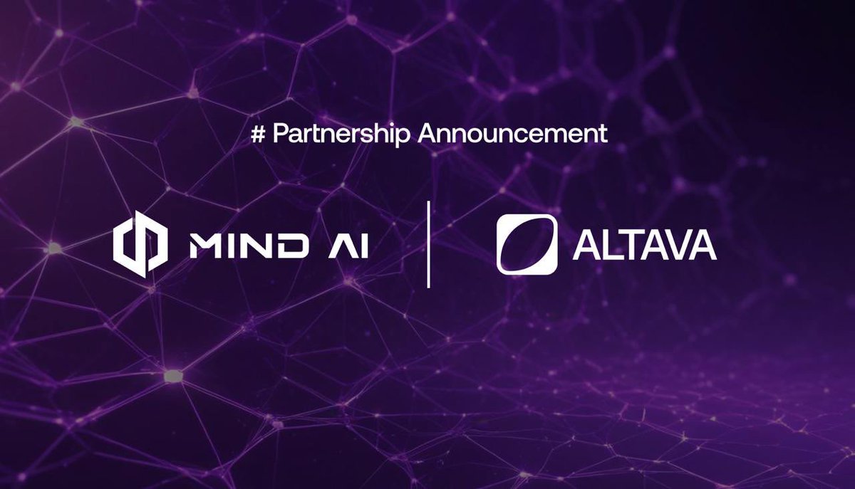 🚀 ALTAVA AI x <a href="/MindAI_io/">Mind AI</a> : Elevating Web3 Creativity &amp; Smart Trading 🎨📊

🎨 ALTAVA AI: Unleash the power of 3D AI generation with artistic styles, seamless design tools, and a dynamic creative ecosystem tailored for the metaverse.

📊 Mind AI: The first AI trading agent with