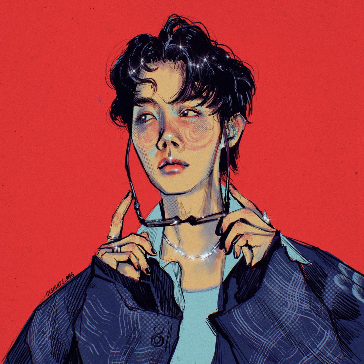 Looking just like a painting 💅🕶️

#jhope