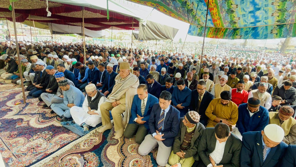 I joined my grandfather, father and elder brother in offering salat Al Eid Fitr at Asar-e-Sharief Dargha Hazratbal.