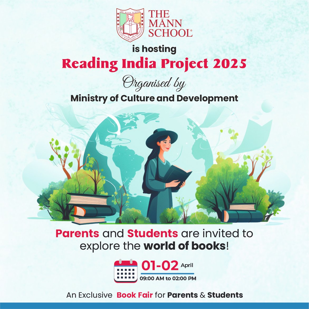 themannschool's tweet photo. #BookFair #MinistryOfCulture #PromotingReading #LiteraryFestival #ReadMore #ExploreBooks #KnowledgeHub #CulturalHeritage #BooksForAll #ReadersParadise #TheMannSchool #GoMapsians #LifeinBoarding #MOSS #StaySafe #BoardingSchool #ResidentialSchool #BestBoardingSchoolDelhi https://t.co/y4gKGMNDxz