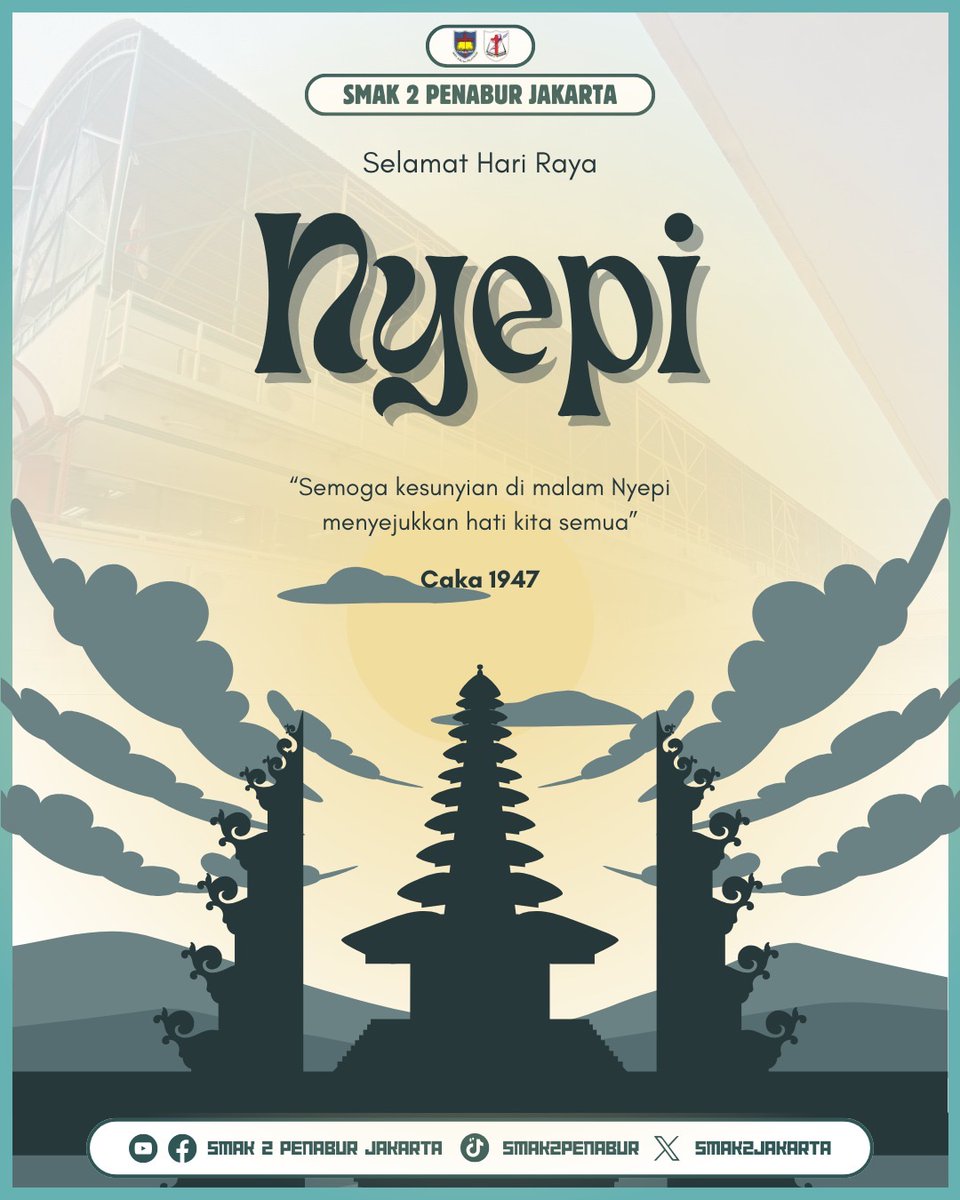Selamat Hari Raya Nyepi 2025. Semoga tahun baru Saka membawa kebahagiaan dan keselamatan bagi kita semua. ✨