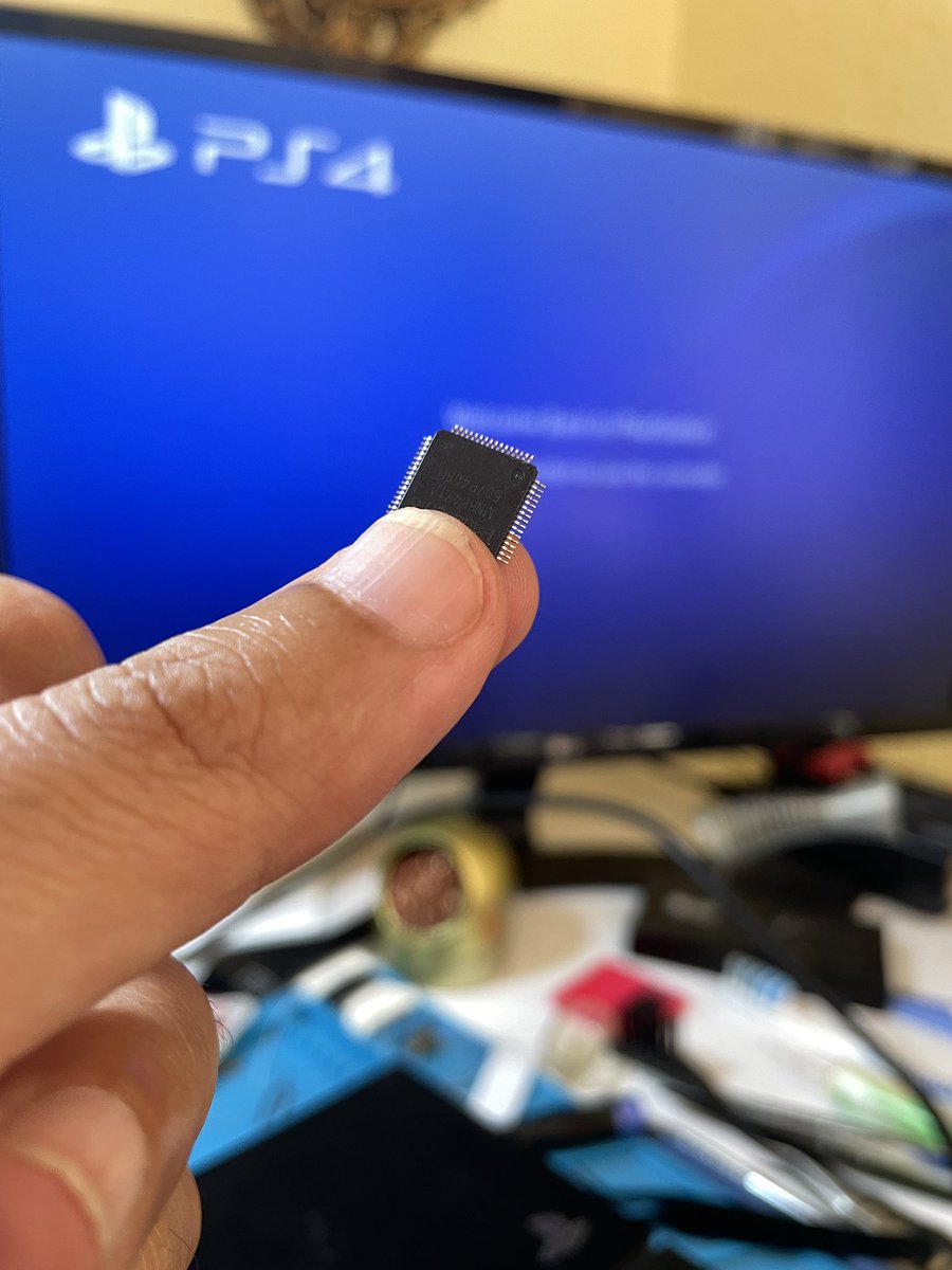 SlingshotGamer's tweet image. PS4 came in for NO DISPLAY. Hdmi Encoder has failed. Replaced, cleaned out and added new thermal paste and thermal pads #microsoldering #gamingrepairs #consolerepairs #ps4 #ps4share #repairs #ps4repairs #hdmirepairs #repair