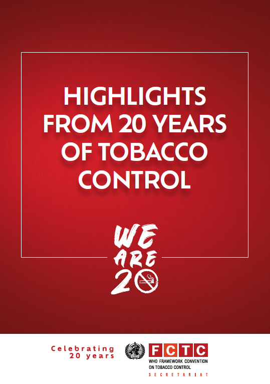 📢 20 Years of Life-Saving Tobacco Control 🚭 For two decades, strong  tobacco control policies have saved lives, reduced healthcare costs, and  boosted economies. This brochure—available in six UN languages—highlights:  ✓ The
