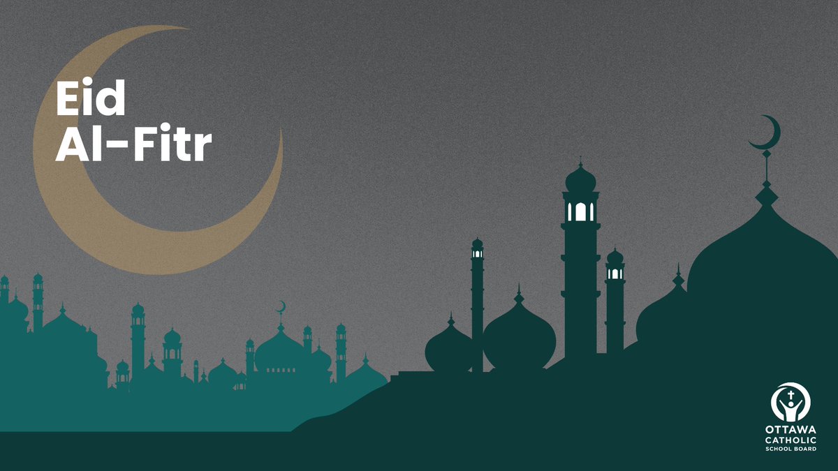 As Ramadan comes to a close, we send warm wishes to all those in the #OCSB community celebrating Eid al-Fitr.🌙✨ #EidMubarak #ocsbBeCommunity