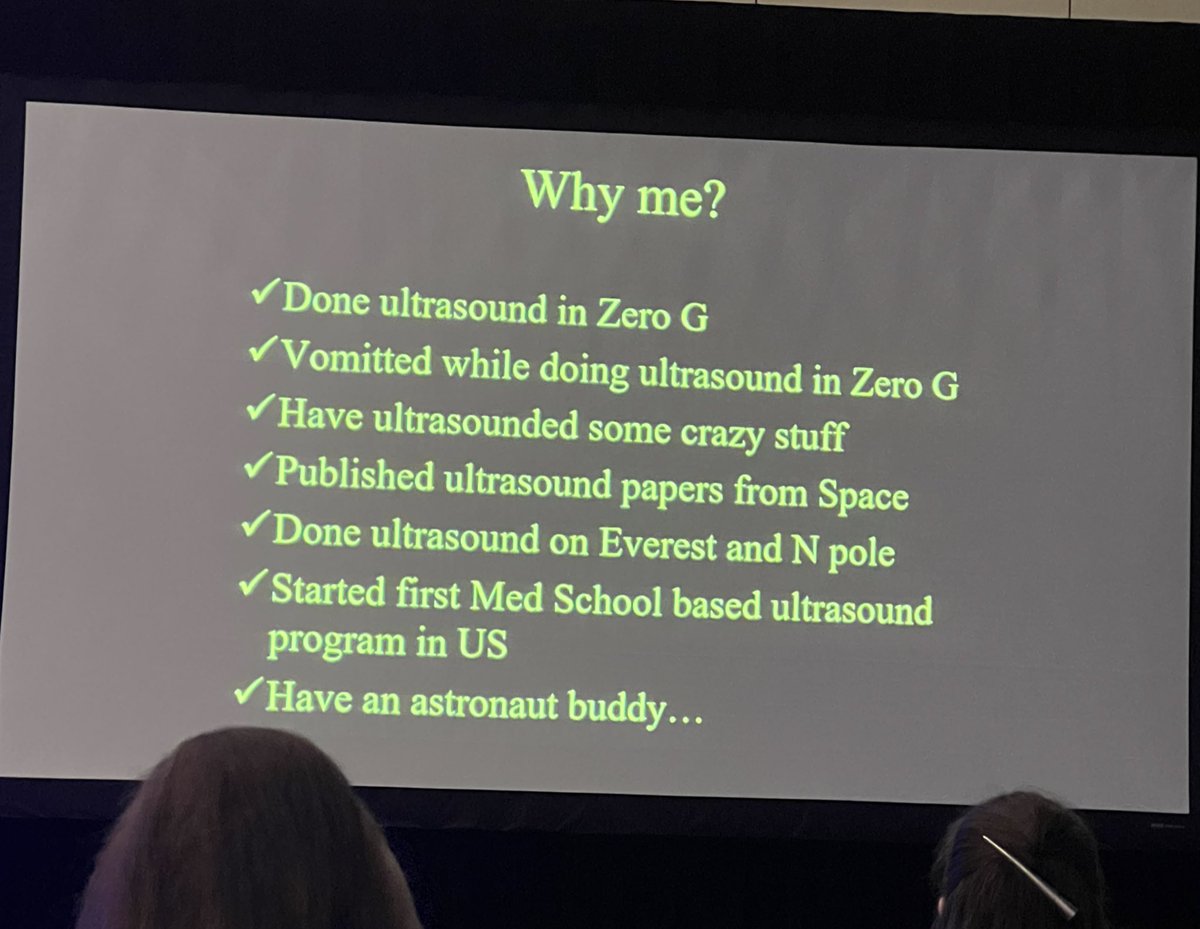 Aylin Tahmasebi (@aiologist) on Twitter photo Hands down, the most fascinating keynote I’ve ever attended! Dr. Dulchavsky’s <a href="/SpaceSurgeon/">Scott Dulchavsky</a> talk on “Extraterrestrial Medical Care” and using ultrasound in space was mindblowing 🌌. The future of medicine is truly limitless! #MedicalInnovation #SpaceTech
#AIUM2025 #SpaceMedicine Hands down, the most fascinating keynote I’ve ever attended! Dr. Dulchavsky’s <a href="/SpaceSurgeon/">Scott Dulchavsky</a> talk on “Extraterrestrial Medical Care” and using ultrasound in space was mindblowing 🌌. The future of medicine is truly limitless! #MedicalInnovation #SpaceTech
#AIUM2025 #SpaceMedicine