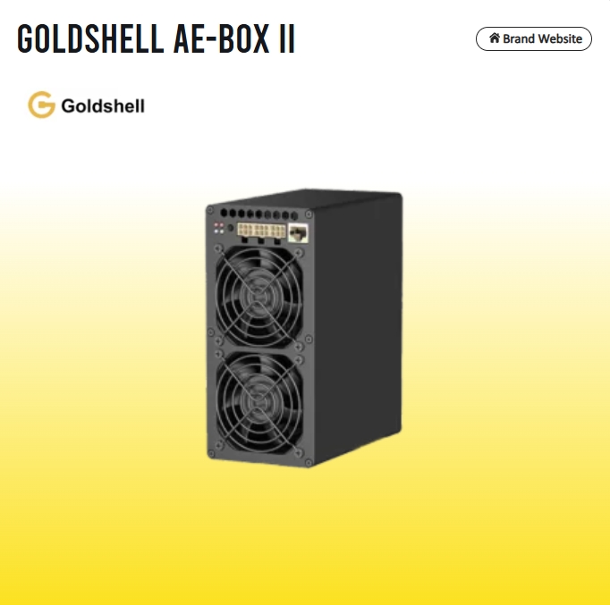 🆕Goldshell AE-BOX II

BEST COIN: ALEO
PROFIT PER DAY: $ 10.92
BEST PAYBACK TIME: 4.0 mo

🔗Detail: minetheasic.com/goldshell-ae-b…

#Minetheasic #ALEO #blockchain #Mining #miner #Goldshell #asicminer 
<a href="/AsicMinerEX/">ASICMinerExchange</a> <a href="/binance/">Binance</a>
