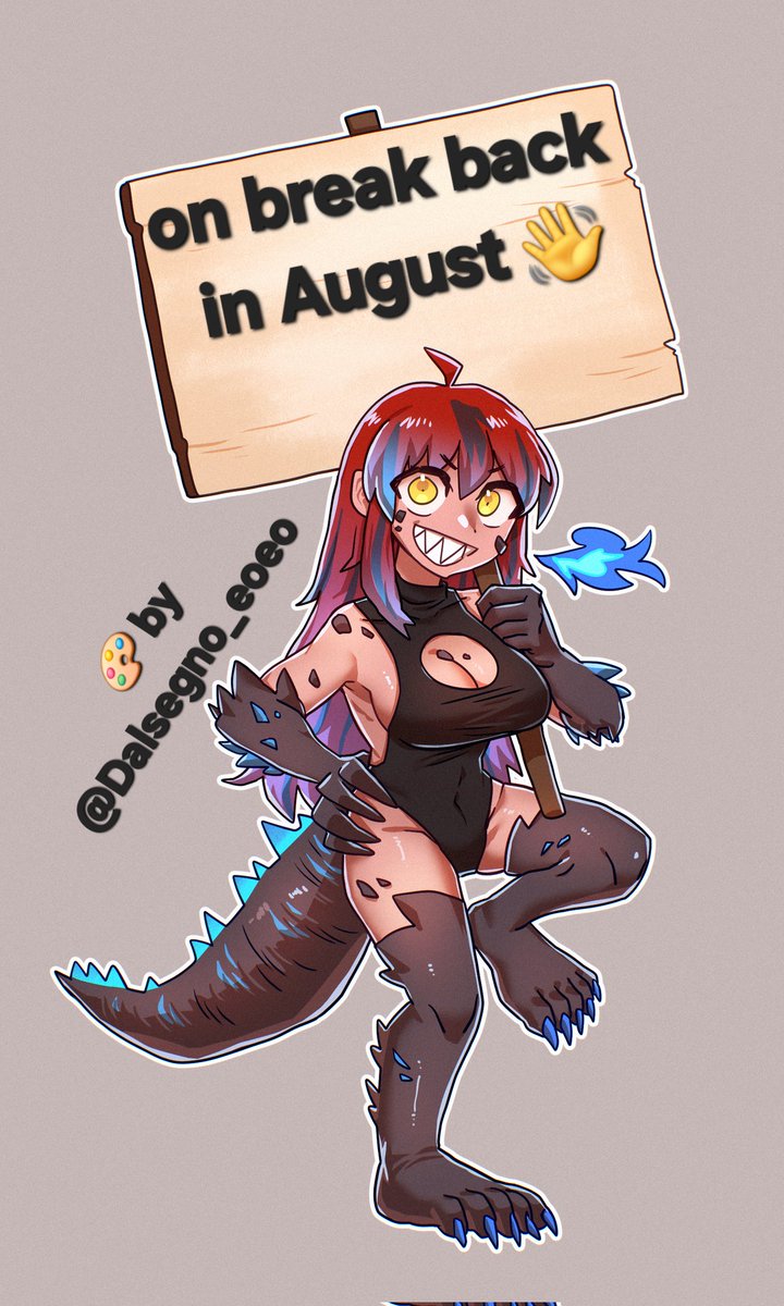 Thank you for all the art this comms spree I've been on since last summer. The total amount is 72. Starting tomorrow, I'll be on break until Aug only likes and retweets from me while not all of the art is finished. The remaining shall be posted when finished. I'll be back soon.