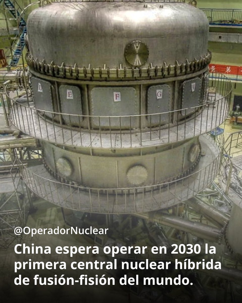 China 🇨🇳 quiere construir antes de 2030 algo que nadie ha conseguido todavía: la primera central híbrida de fusión y fisión nuclear del mundo. Su nombre es Fusion Experimental Breeder (FEB) y su meta es revolucionar la forma de generar energía nuclear.

Pero, ¿qué significa