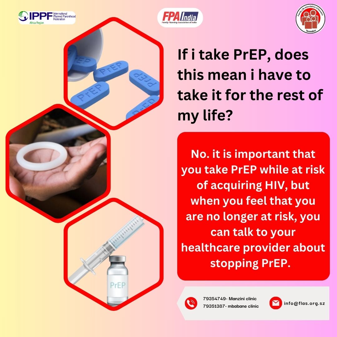 PrEP is a safe and effective way to prevent HIV. It's important to know your options and take steps to protect yourself. Visit our clinics today to get your PrEP.
#ChoosePrEP
#PrEPYourselfForAnHIVFreeGeneration
#Temndeni