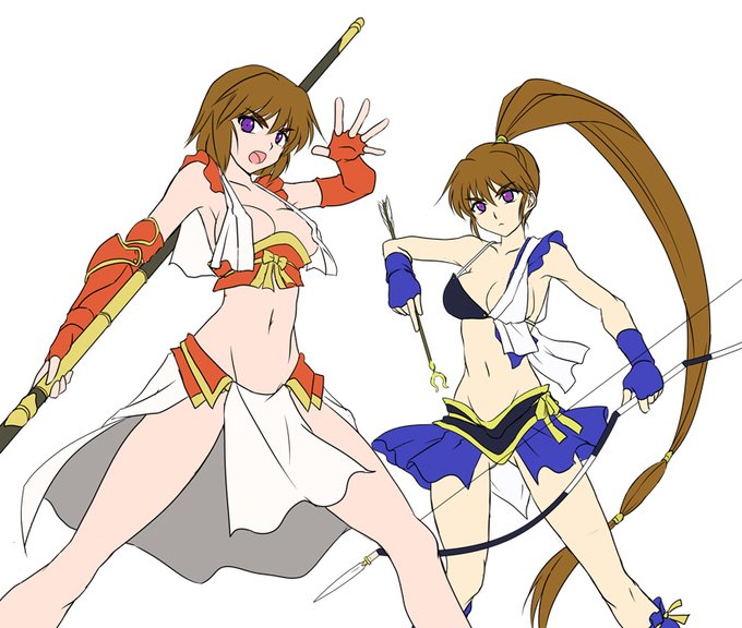 「ヨロイといったらビキニアーマーだな!」とか思って描き始めたけど、ビキニなだけでアーマー要素がなかったのでまた別の機会に。 