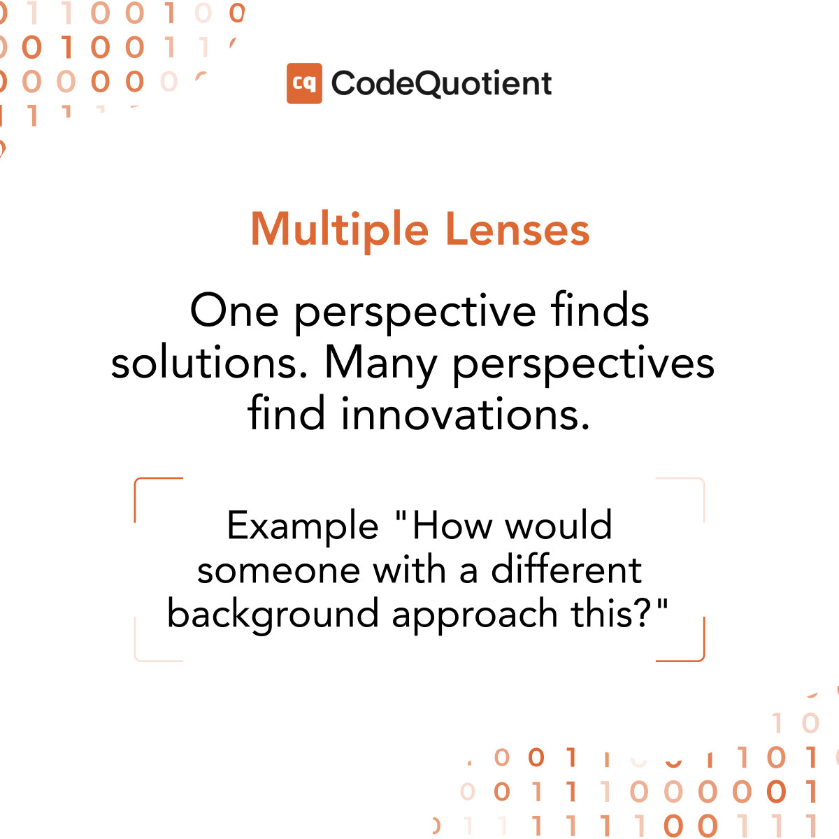 CodeQuotient's tweet image. 3 habits that transform good developers into great ones:
•Question Assumptions
•Seek Multiple Perspectives
•Embrace Productive Discomfort
The tech skills get you hired. The thinking skills get you promoted.
What's your favorite mental exercise? 👇
#CriticalThinking #Skill