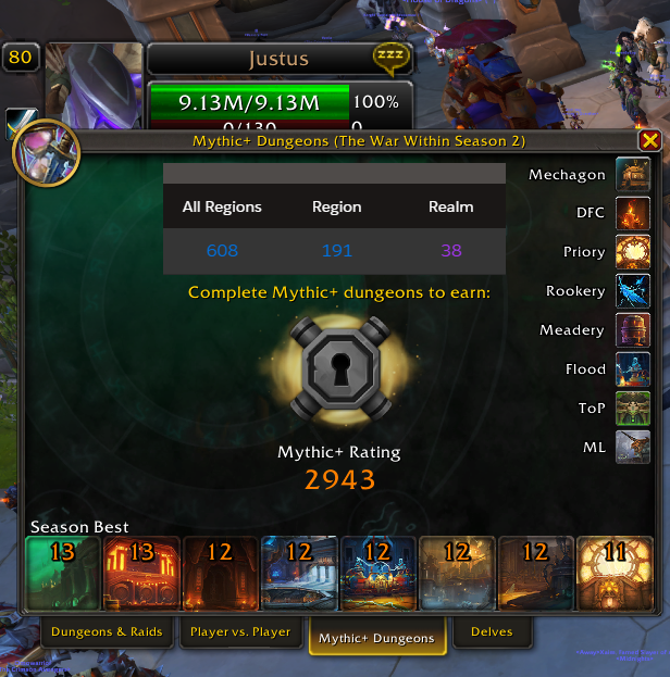 Touchpadwarrior's tweet photo. Tired of people saying I'm trash at World of Warcraft, I'm pushing as an Arms Warrior - drinking on a Touchpad #nomouse 

Keystone Legend Next Week 3k io. (Blizzard added a mount how dare you) 1,185 mounts collected https://t.co/Lp8p0amvab