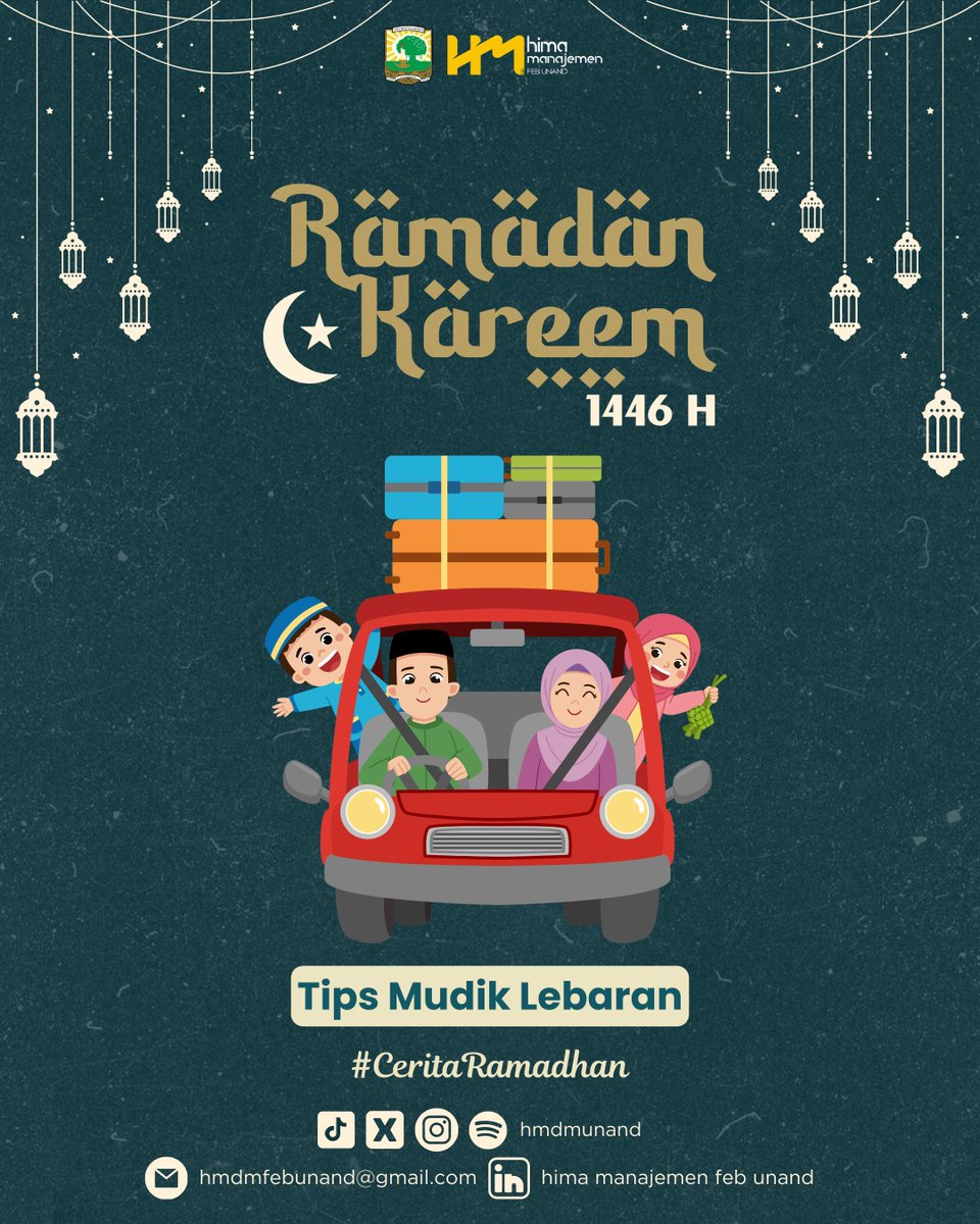 hmdmunand's tweet photo. [CERITA RAMADHAN]

Hallo, MenePeeps!👋🏻

Mudik bukan sekadar perjalanan pulang, tapi juga momen penuh kebersamaan dan kehangatan bersama keluarga tercinta. Namun, perjalanan jauh bisa jadi melelahkan kalau nggak dipersiapkan dengan baik! 🤔 https://t.co/gGRncui6MH