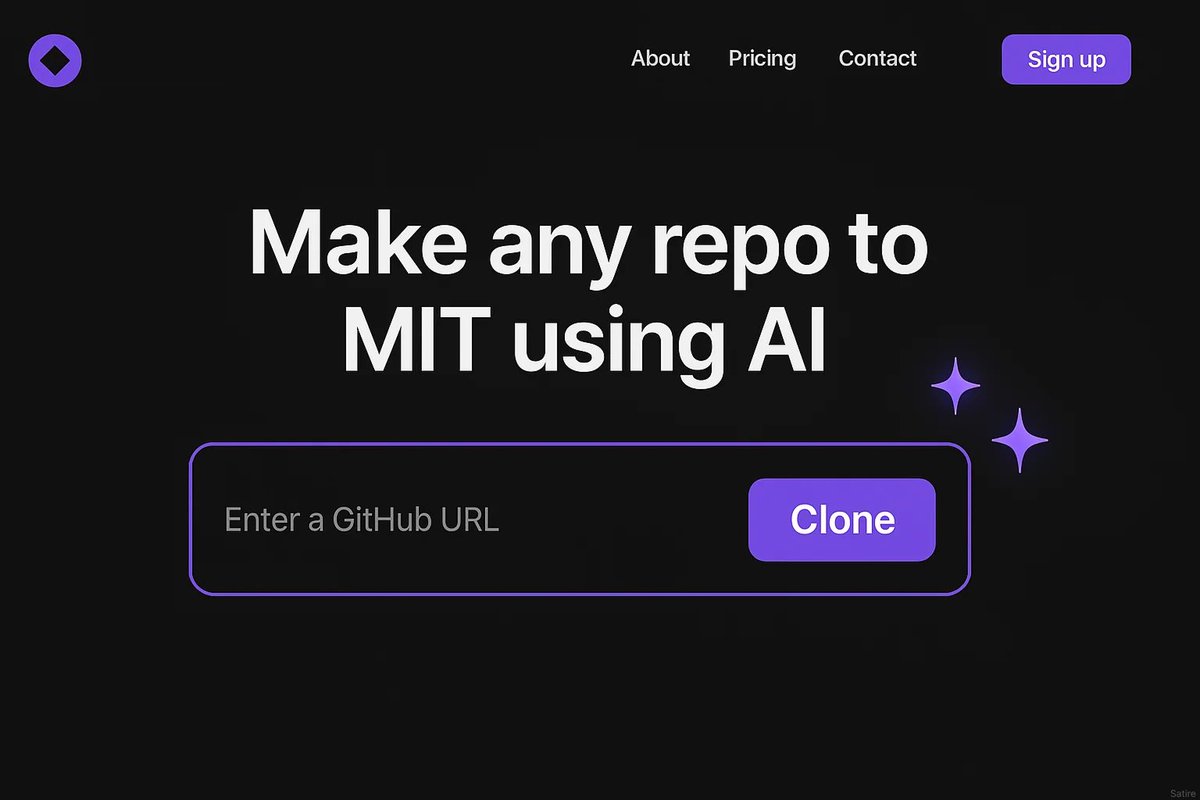 Super excited to share what I've been working on 👀

You know the struggle: You want to use a project, but it has a GPL or CC-by-NC license 😭

We worked hard and our AI-based agents convert any repo to an MIT-licensed one 🚀🚀🚀

Comment "Want" to get early access 👇🏼