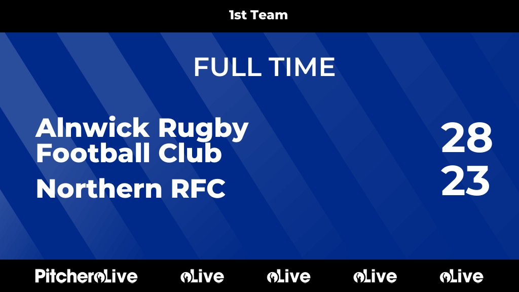 FULL TIME: Alnwick Rugby Football Club 28 - 23 Northern RFC
#ALNNOR #Pitchero
pitchero.com/clubs/alnwick/…