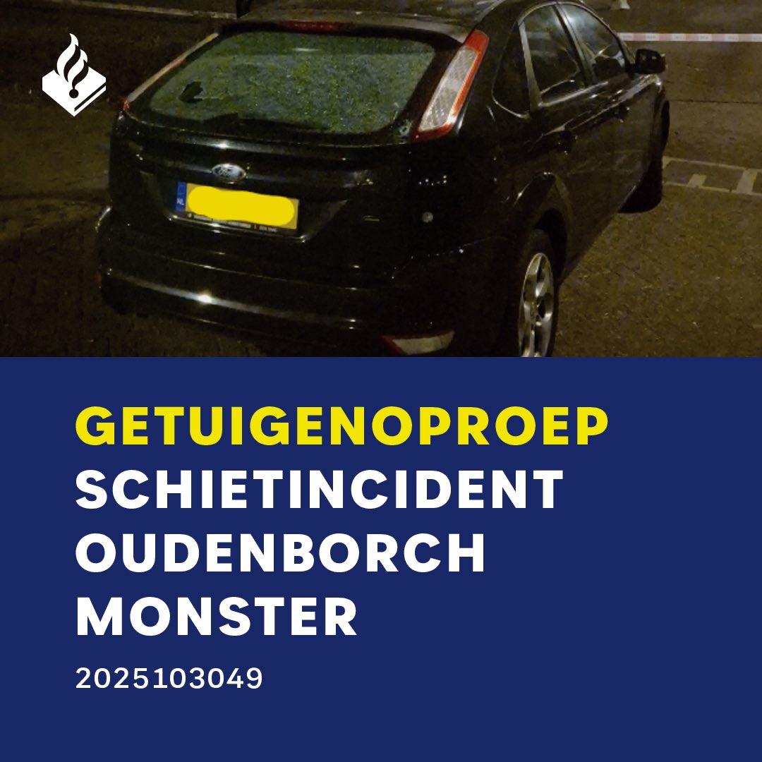 Getuigenoproep schietincident Monster