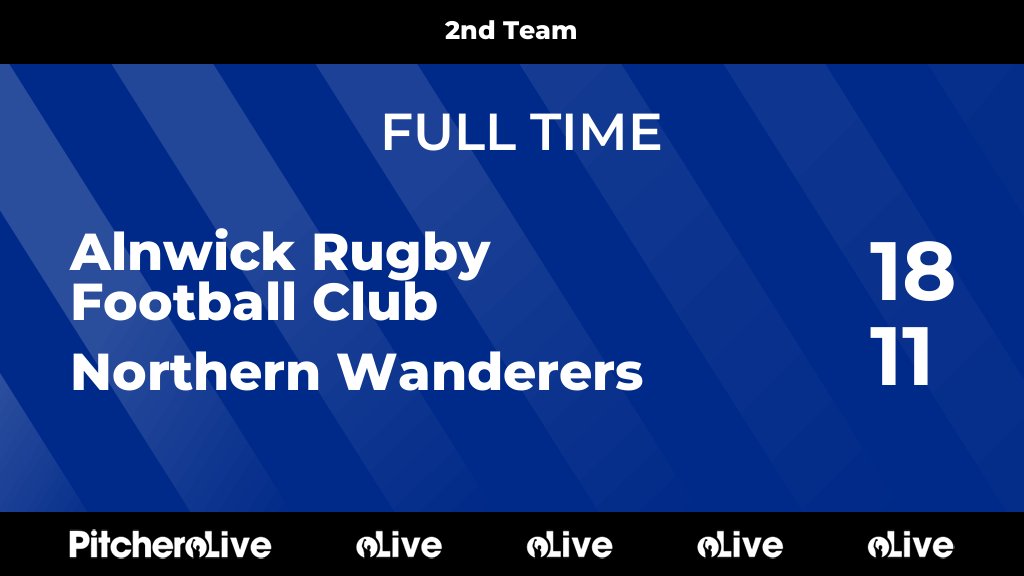 FULL TIME: Alnwick Rugby Football Club 18 - 11 Northern Wanderers
#ALNNOR #Pitchero
pitchero.com/clubs/alnwick/…