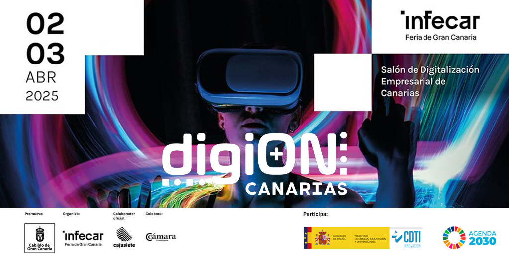 @CDTI_innovacion (@cdti_innovacion) on Twitter photo 📢 El CDTI Innovación asiste a DigiON Canarias, el Salón de #Digitalización Empresarial de #Canarias, para dar a conocer las #AyudasCDTI para proyectos tecnológicos en el ámbito de las tecnologías digitales. ¡Te esperamos en nuestro stand! 🚀
🗓️2-3 de ABRIL
📌<a href="/infecar/">Infecar Feria de Gran Canaria</a>
+ info 📢 El CDTI Innovación asiste a DigiON Canarias, el Salón de #Digitalización Empresarial de #Canarias, para dar a conocer las #AyudasCDTI para proyectos tecnológicos en el ámbito de las tecnologías digitales. ¡Te esperamos en nuestro stand! 🚀
🗓️2-3 de ABRIL
📌<a href="/infecar/">Infecar Feria de Gran Canaria</a>
+ info