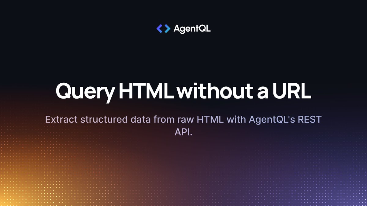 AgentQL tweet media