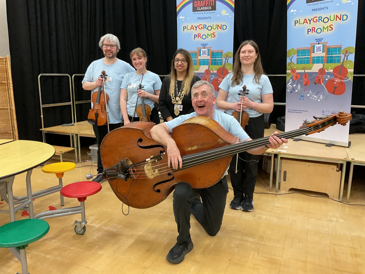 Norfolk & Suffolk Music Hub (@nmhub) on Twitter photo Huge well done to <a href="/PlaygroundProms/">Playground Proms</a> who completed a tour of eight Suffolk schools last week! 👏
We are always in awe of the energy and vivaciousness Playground Proms bring to their sessions 🎻🕺🏽🎶 Huge well done to <a href="/PlaygroundProms/">Playground Proms</a> who completed a tour of eight Suffolk schools last week! 👏
We are always in awe of the energy and vivaciousness Playground Proms bring to their sessions 🎻🕺🏽🎶