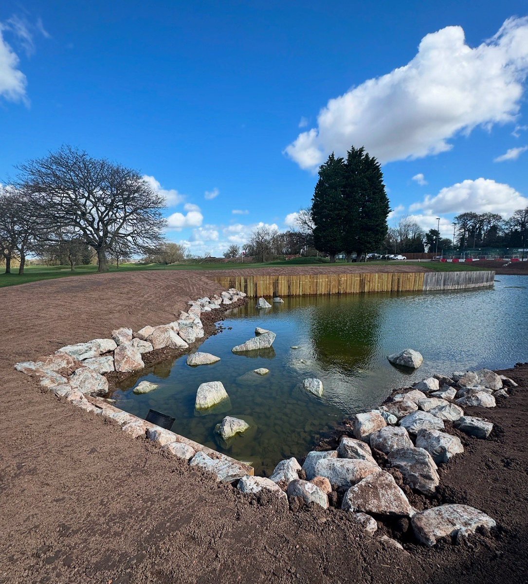 P Quinn Construction Limited (@pquinnconltd) on Twitter photo Our topsoiling and rock feature installation is now complete on the new pond on the PGA course at <a href="/TheBelfryHotel/">The Belfry Hotel & Resort</a> 🦆
Looking forward to seeing how it looks when turfed by the greenkeeping team 🌱
<a href="/AngusMacleod9/">Angus Macleod</a> <a href="/GreenkeeperMiss/">MissGreenkeeper</a> Our topsoiling and rock feature installation is now complete on the new pond on the PGA course at <a href="/TheBelfryHotel/">The Belfry Hotel & Resort</a> 🦆
Looking forward to seeing how it looks when turfed by the greenkeeping team 🌱
<a href="/AngusMacleod9/">Angus Macleod</a> <a href="/GreenkeeperMiss/">MissGreenkeeper</a>