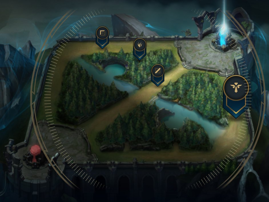 why does red side have a blue nexus and blue side have a red nexus