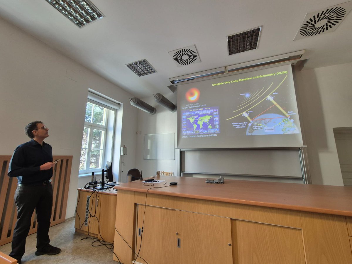 AtVlbi's tweet photo. Department Seminar at Masaryk University in Brno -  https://t.co/guamb3t7Qq  -On Friday, March 28, 2025, Frederic Jaron was invited as a speaker in the Seminar of the Department of Theoretical Physics and Astrophysics at the Masaryk University in Brno, Czech Republic. The subj... https://t.co/ezZe1xuRnQ