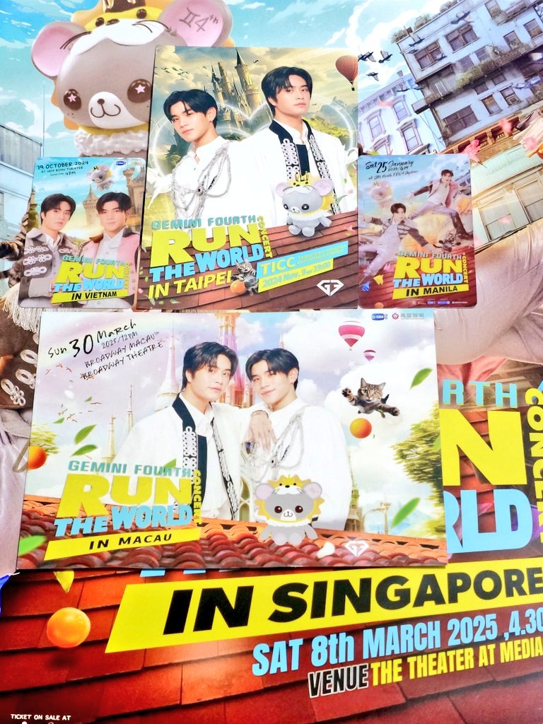 GEMINI FOURTH Run The World Concert アジアツアー🌏 NEXT