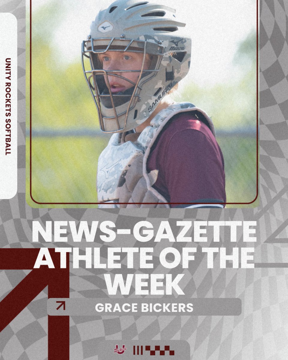 Unity HS Softball 🚀🥎 (@uhsrocketssb) on Twitter photo Congrats to our Catcher, Grace Bickers on winning News-Gazette Athlete of the Week! 
See more about it here - news-gazette.com/sports/athlete… Congrats to our Catcher, Grace Bickers on winning News-Gazette Athlete of the Week! 
See more about it here - news-gazette.com/sports/athlete…