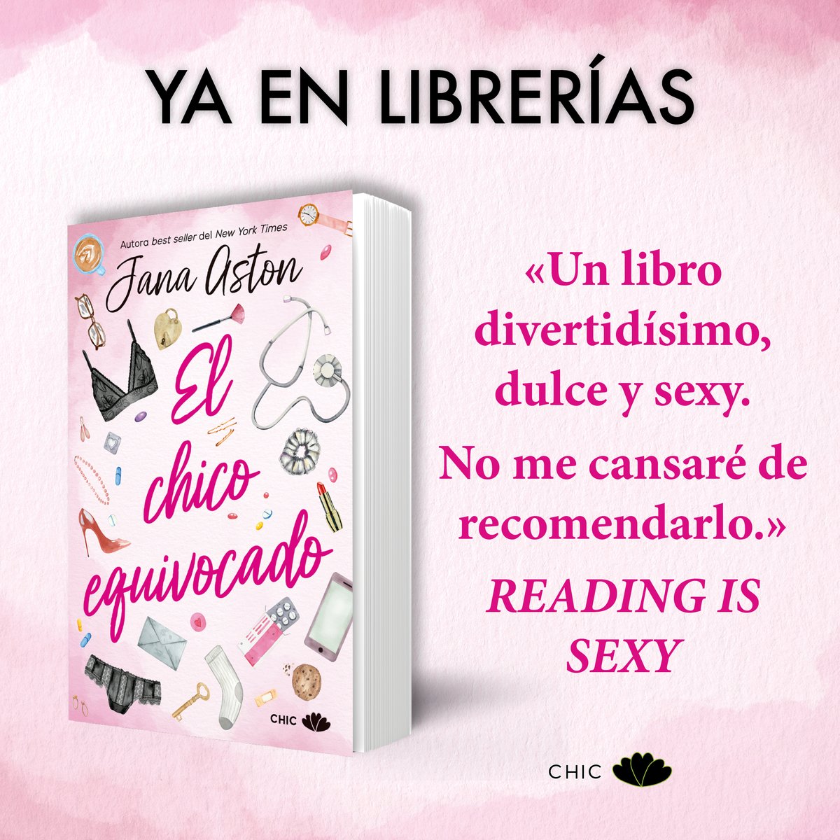 Editorial Chic (@chiceditorial) on Twitter photo Hoy llega a librerías la nueva edición de "El chico equivocado" de la autora best seller del New York Times, Jana Aston, con una portada que nos tiene totalmente enamoradas 😍
Una comedia erótica y romántica con un amor prohibido y diferencia de edad💋
#ChicEditorial <a href="/udllibros/">Udl Libros</a> Hoy llega a librerías la nueva edición de "El chico equivocado" de la autora best seller del New York Times, Jana Aston, con una portada que nos tiene totalmente enamoradas 😍
Una comedia erótica y romántica con un amor prohibido y diferencia de edad💋
#ChicEditorial <a href="/udllibros/">Udl Libros</a>