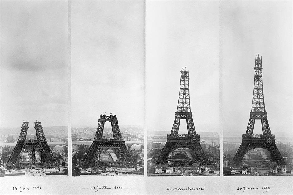 OnThisDayHisto's tweet photo. #OnThisDay in 1889, the Eiffel Tower was officially opened to the public. This iconic structure was inaugurated as part of the 1889 Exposition Universelle (World's Fair) held in Paris to celebrate the 100th anniversary of the French Revolution.

Standing at an impressive height of 300 meters (984 feet) at the time of its completion, the Eiffel Tower was the tallest man-made structure in the world until the completion of the Chrysler Building in New York in 1930. 

The construction of the Eiffel Tower began in January 1887 and took just over two years. Over 18,000 iron parts were made in Eiffel's factory on the outskirts of Paris and then assembled on site with more than 2.5 million rivets.

Despite its eventual popularity, the Eiffel Tower was not without its critics. Many prominent Parisians and artists at the time decried the tower as an eyesore and felt that it detracted from the traditional beauty and aesthetic harmony of Paris. They petitioned against its construction and continued to voice their discontent even after its completion. However, over time, the structure became one of the most recognized and beloved landmarks in the world.

The Eiffel Tower was initially intended to be a temporary installation, to be dismantled after 20 years. However, its usefulness for communication purposes, particularly for radio broadcasting, secured its status as a permanent fixture on the Paris skyline. Over the years, it has served various functional roles, from a scientific platform to a military radio base during World War I.