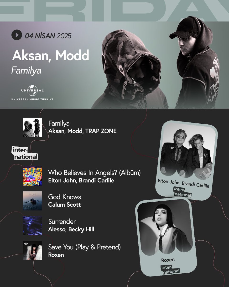 4 Nisan 2025
#MUSICISUNIVERSAL 🌍